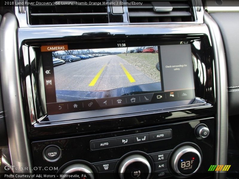 Namib Orange Metallic / Ebony/Ebony 2018 Land Rover Discovery HSE Luxury