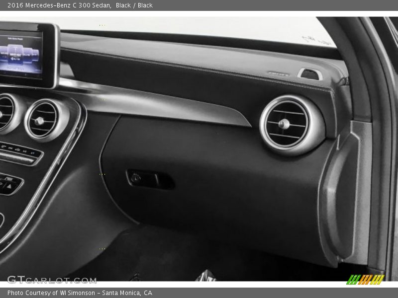 Black / Black 2016 Mercedes-Benz C 300 Sedan