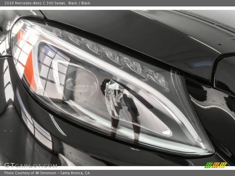 Black / Black 2016 Mercedes-Benz C 300 Sedan