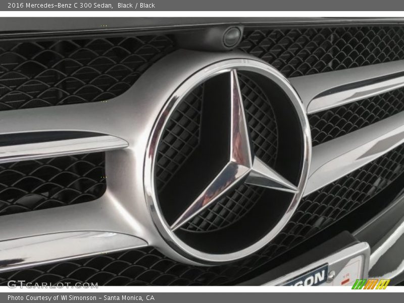Black / Black 2016 Mercedes-Benz C 300 Sedan