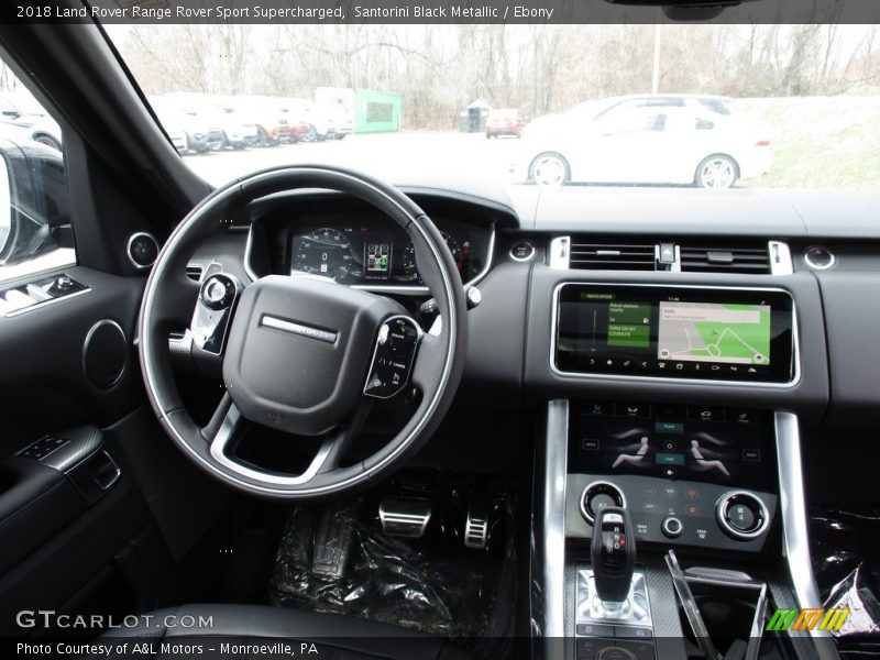 Santorini Black Metallic / Ebony 2018 Land Rover Range Rover Sport Supercharged