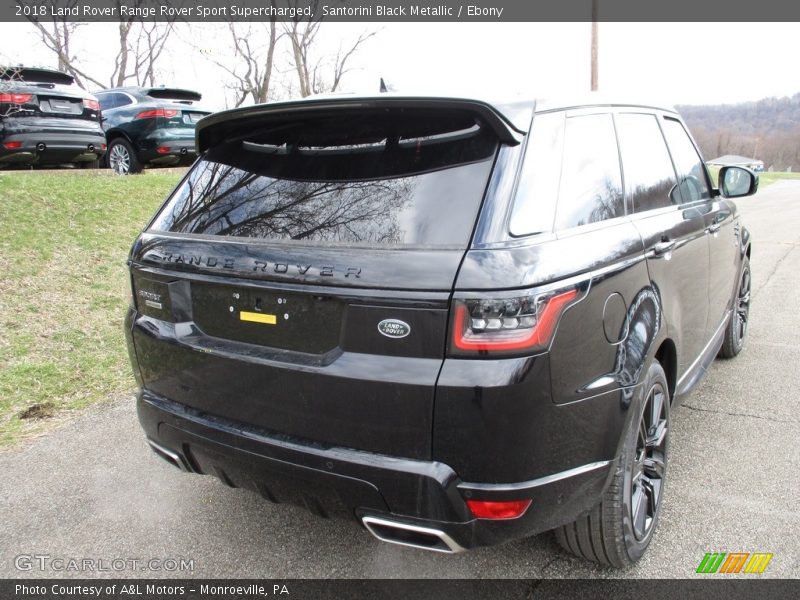 Santorini Black Metallic / Ebony 2018 Land Rover Range Rover Sport Supercharged