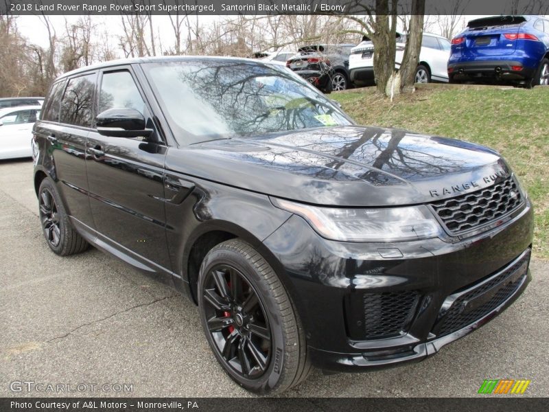 Santorini Black Metallic / Ebony 2018 Land Rover Range Rover Sport Supercharged