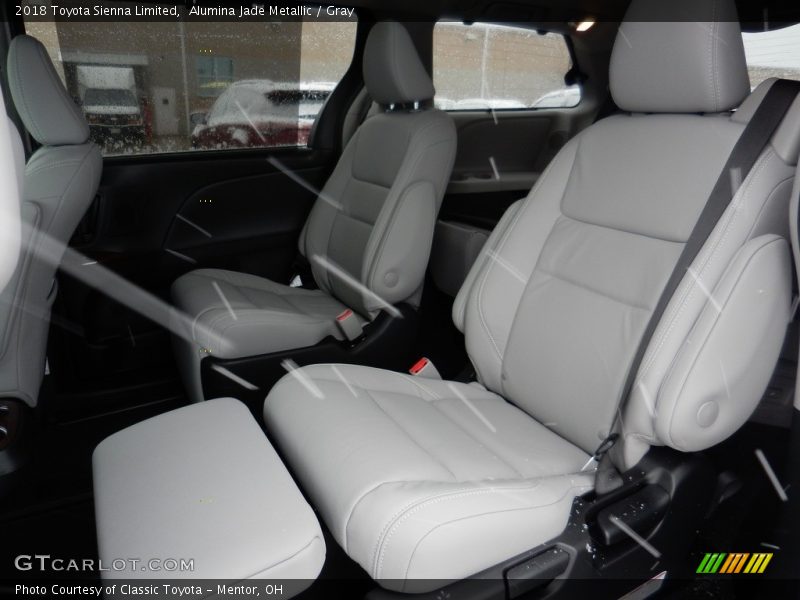 Alumina Jade Metallic / Gray 2018 Toyota Sienna Limited