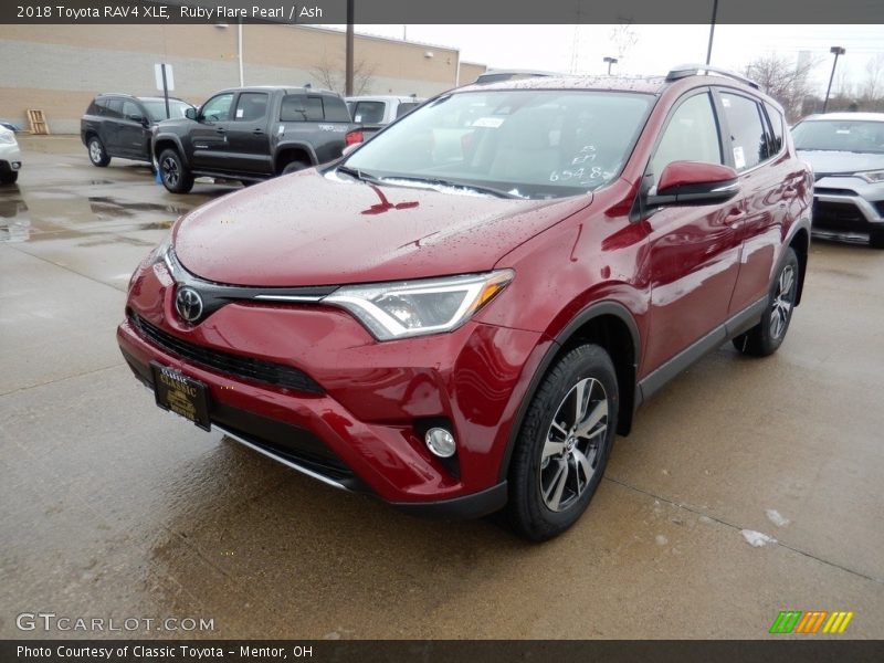 Ruby Flare Pearl / Ash 2018 Toyota RAV4 XLE
