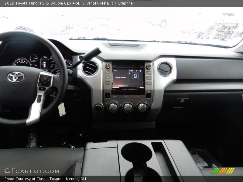 Silver Sky Metallic / Graphite 2018 Toyota Tundra SR5 Double Cab 4x4
