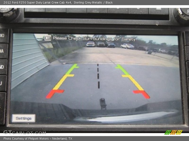 Sterling Grey Metallic / Black 2012 Ford F250 Super Duty Lariat Crew Cab 4x4