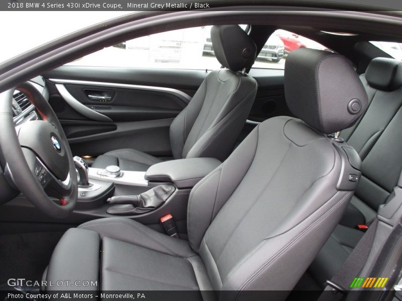 Mineral Grey Metallic / Black 2018 BMW 4 Series 430i xDrive Coupe