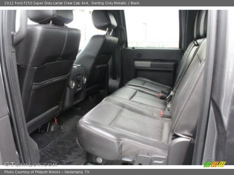 Sterling Grey Metallic / Black 2012 Ford F250 Super Duty Lariat Crew Cab 4x4