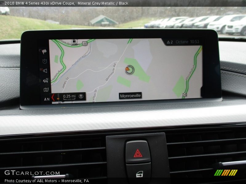 Mineral Grey Metallic / Black 2018 BMW 4 Series 430i xDrive Coupe