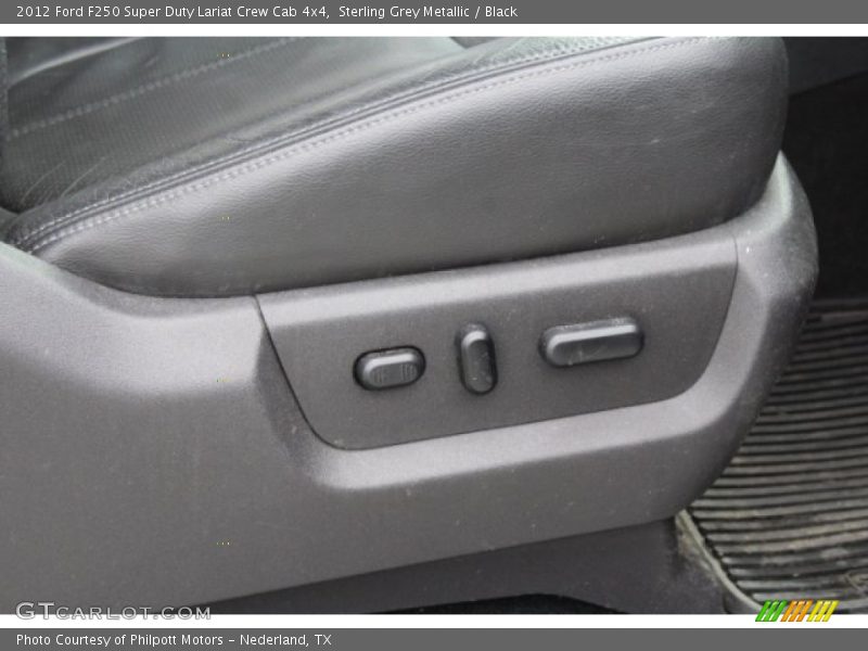 Sterling Grey Metallic / Black 2012 Ford F250 Super Duty Lariat Crew Cab 4x4