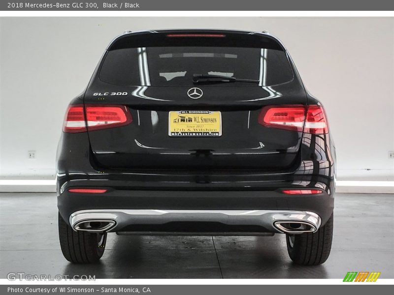 Black / Black 2018 Mercedes-Benz GLC 300