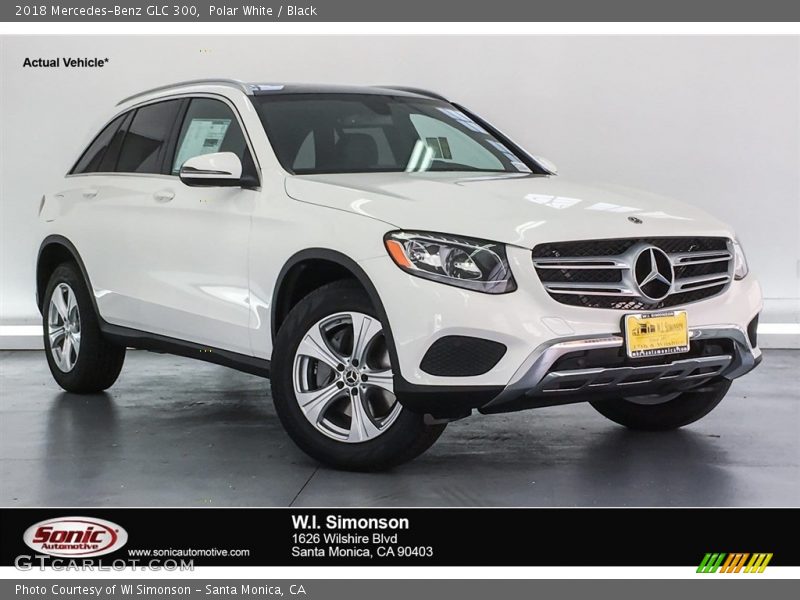 Polar White / Black 2018 Mercedes-Benz GLC 300
