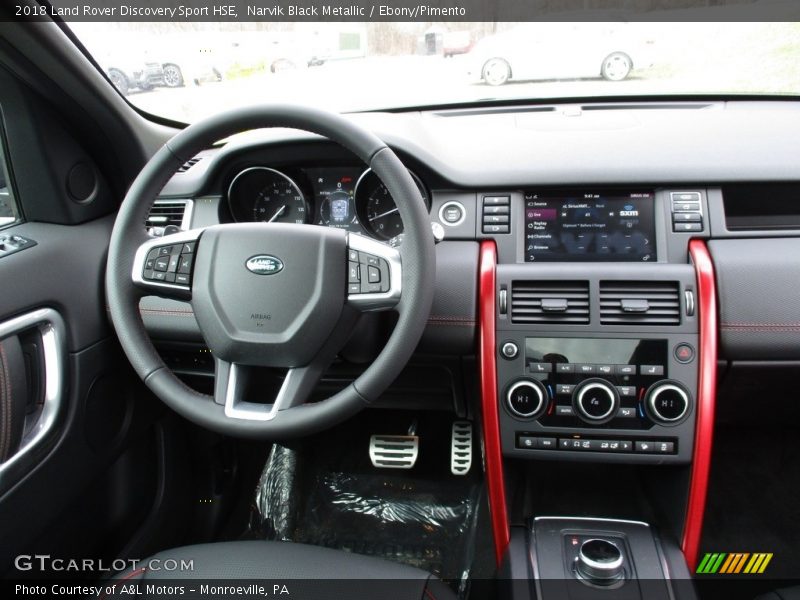 Narvik Black Metallic / Ebony/Pimento 2018 Land Rover Discovery Sport HSE