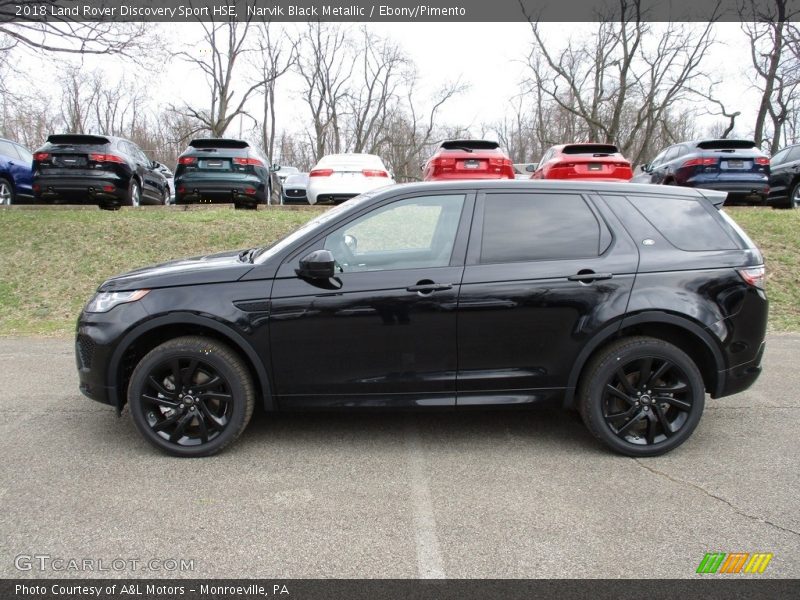 Narvik Black Metallic / Ebony/Pimento 2018 Land Rover Discovery Sport HSE