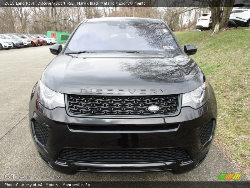 Narvik Black Metallic / Ebony/Pimento 2018 Land Rover Discovery Sport HSE