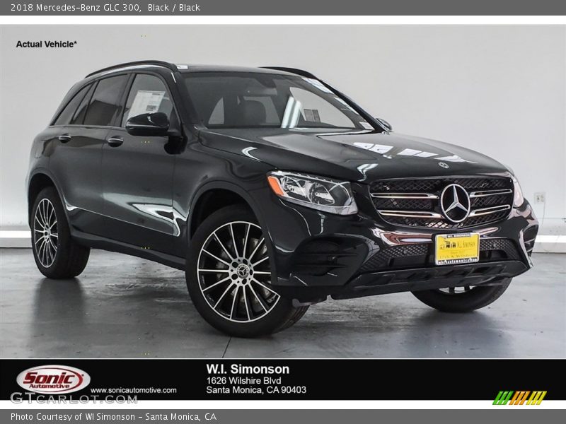 Black / Black 2018 Mercedes-Benz GLC 300