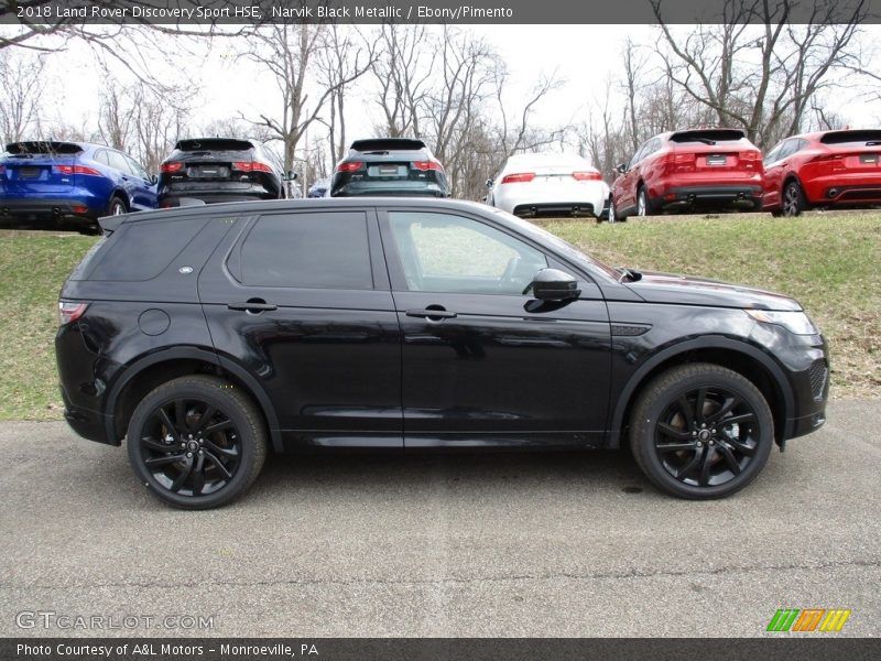 Narvik Black Metallic / Ebony/Pimento 2018 Land Rover Discovery Sport HSE