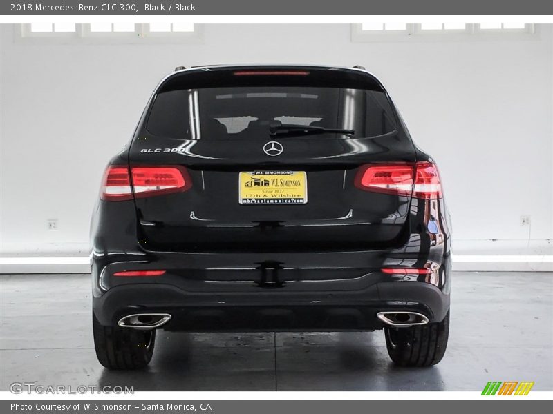 Black / Black 2018 Mercedes-Benz GLC 300