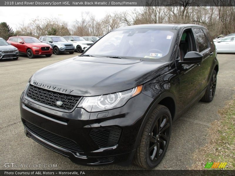 Narvik Black Metallic / Ebony/Pimento 2018 Land Rover Discovery Sport HSE