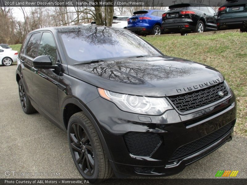 Narvik Black Metallic / Ebony/Pimento 2018 Land Rover Discovery Sport HSE