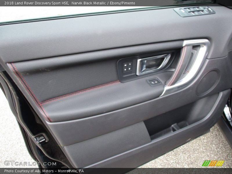 Narvik Black Metallic / Ebony/Pimento 2018 Land Rover Discovery Sport HSE