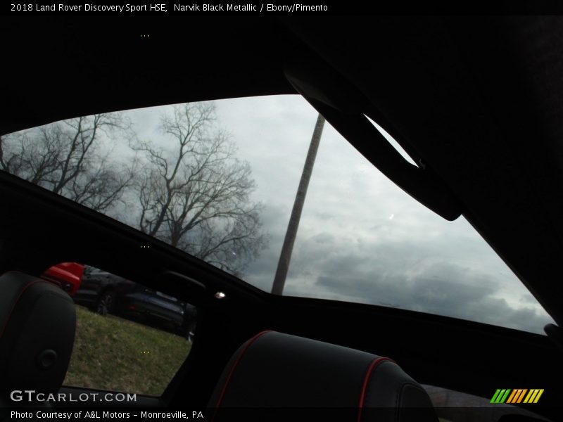 Narvik Black Metallic / Ebony/Pimento 2018 Land Rover Discovery Sport HSE