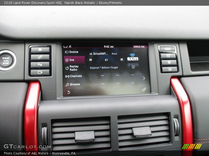 Narvik Black Metallic / Ebony/Pimento 2018 Land Rover Discovery Sport HSE