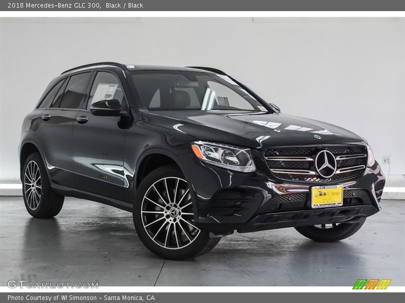 Black / Black 2018 Mercedes-Benz GLC 300