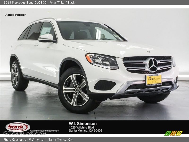Polar White / Black 2018 Mercedes-Benz GLC 300