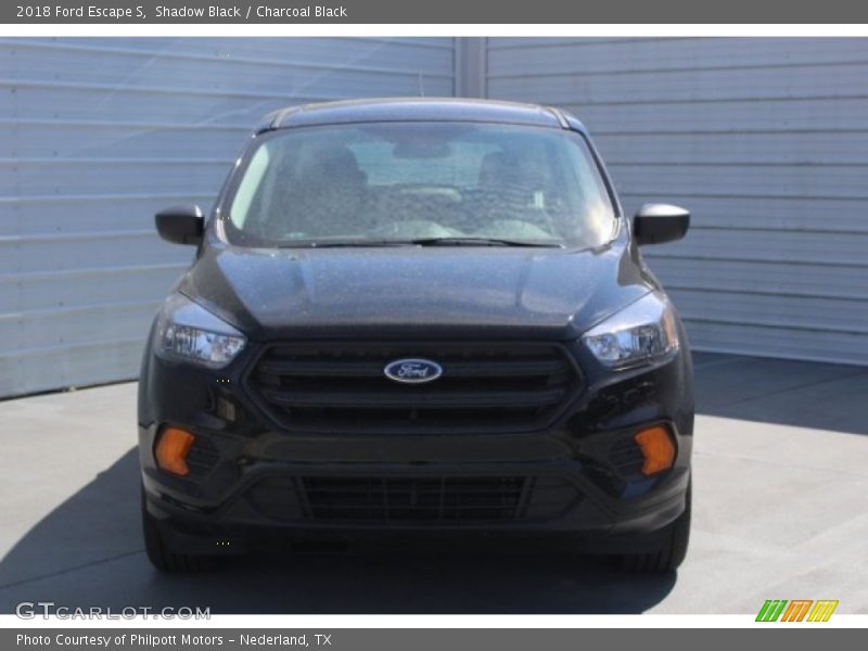 Shadow Black / Charcoal Black 2018 Ford Escape S