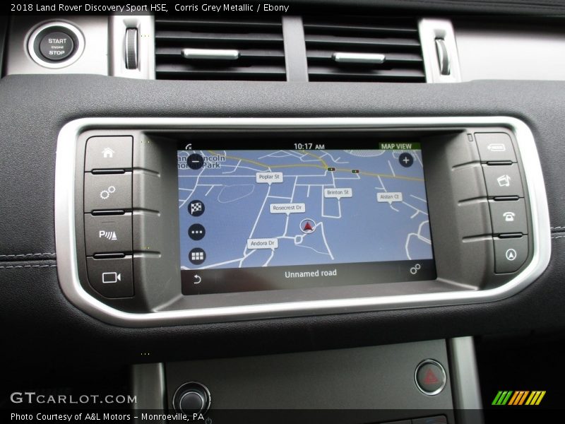 Navigation of 2018 Discovery Sport HSE