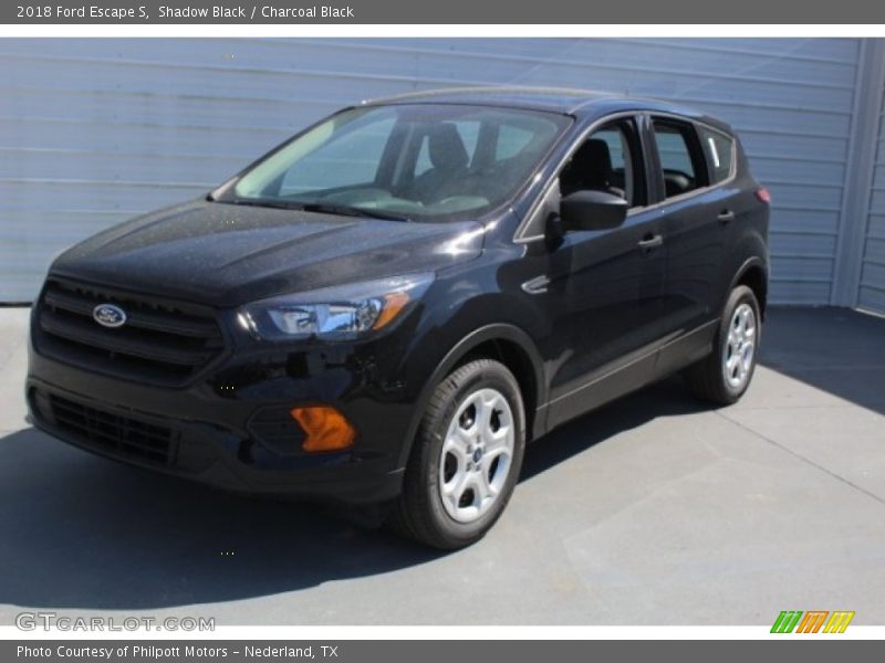 Shadow Black / Charcoal Black 2018 Ford Escape S