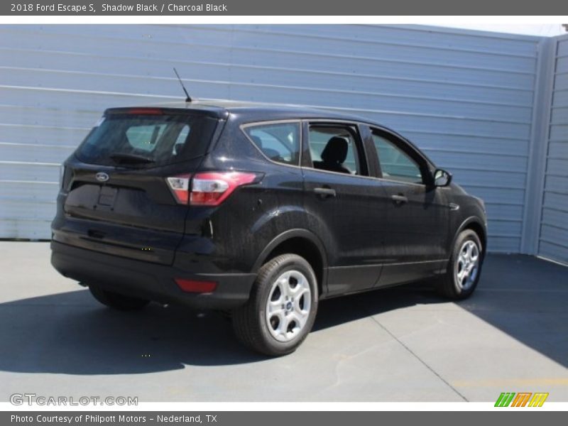 Shadow Black / Charcoal Black 2018 Ford Escape S