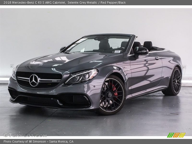 Front 3/4 View of 2018 C 63 S AMG Cabriolet