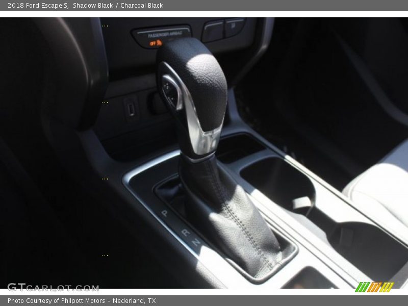 Shadow Black / Charcoal Black 2018 Ford Escape S