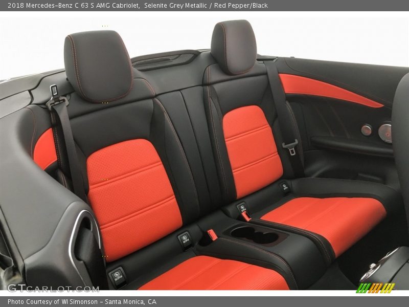 Rear Seat of 2018 C 63 S AMG Cabriolet