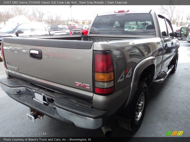 Steel Gray Metallic / Dark Charcoal 2007 GMC Sierra 2500HD Classic SLE Crew Cab 4x4