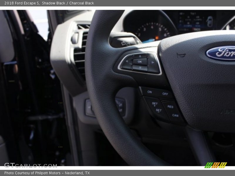 Shadow Black / Charcoal Black 2018 Ford Escape S