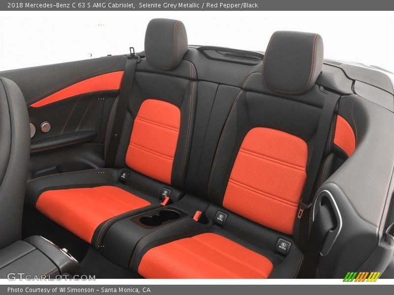 Rear Seat of 2018 C 63 S AMG Cabriolet