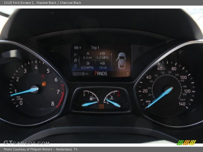 Shadow Black / Charcoal Black 2018 Ford Escape S