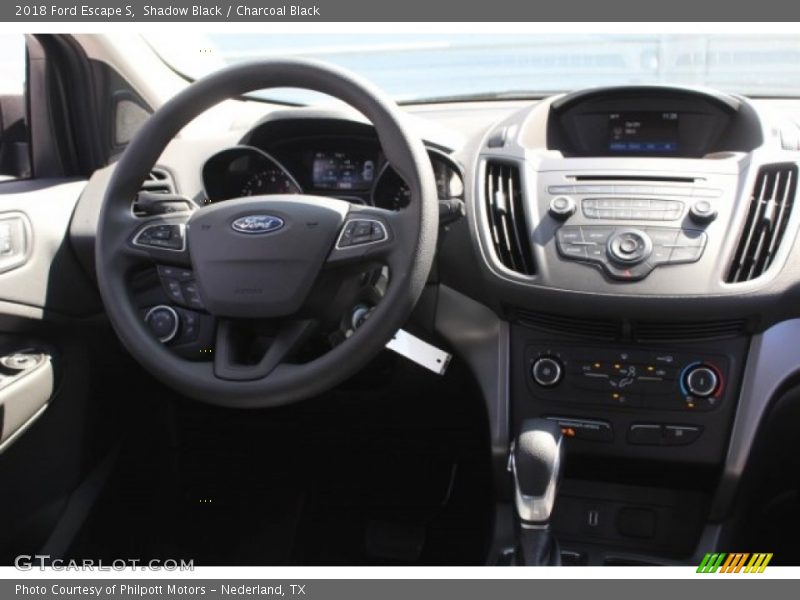 Shadow Black / Charcoal Black 2018 Ford Escape S