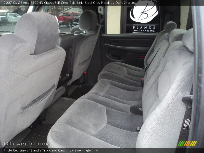 Steel Gray Metallic / Dark Charcoal 2007 GMC Sierra 2500HD Classic SLE Crew Cab 4x4