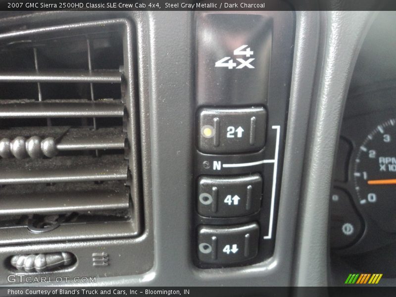 Steel Gray Metallic / Dark Charcoal 2007 GMC Sierra 2500HD Classic SLE Crew Cab 4x4