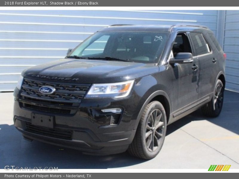 Shadow Black / Ebony Black 2018 Ford Explorer XLT