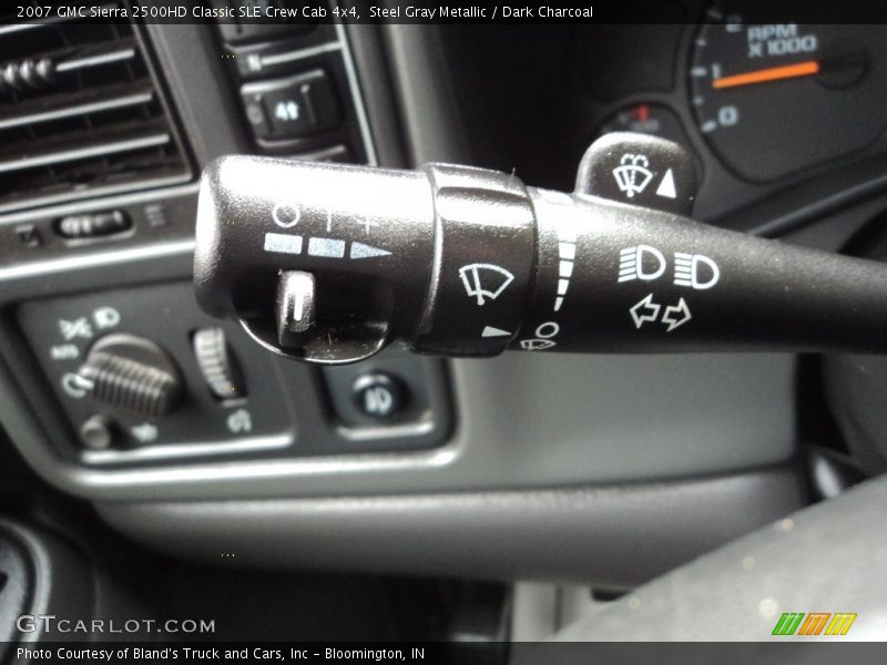 Steel Gray Metallic / Dark Charcoal 2007 GMC Sierra 2500HD Classic SLE Crew Cab 4x4