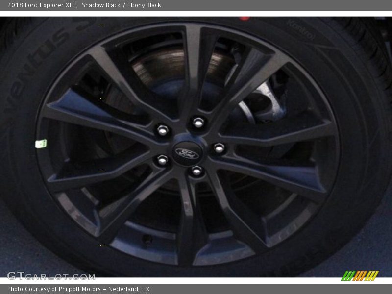 Shadow Black / Ebony Black 2018 Ford Explorer XLT