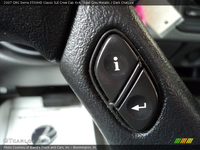 Steel Gray Metallic / Dark Charcoal 2007 GMC Sierra 2500HD Classic SLE Crew Cab 4x4