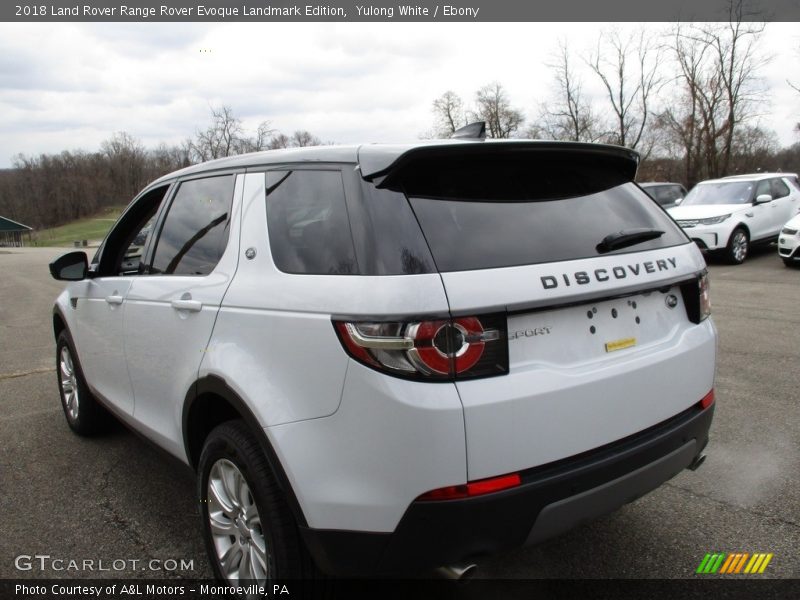 Yulong White / Ebony 2018 Land Rover Range Rover Evoque Landmark Edition