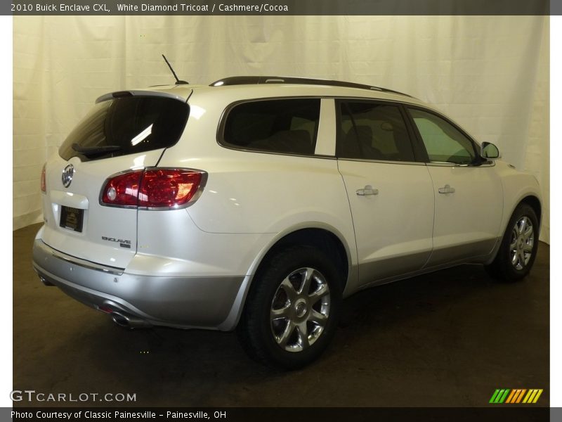 White Diamond Tricoat / Cashmere/Cocoa 2010 Buick Enclave CXL